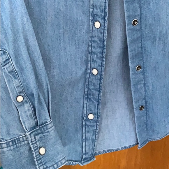 H&M jean shirt NWOT - Picture 4 of 6